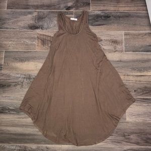 Soft brown dress bought from Amish country!